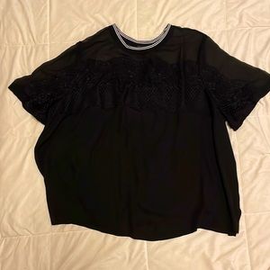 Sheer Lace sporty Top,